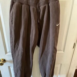 Nike Chocolate Brown Fleece Pants